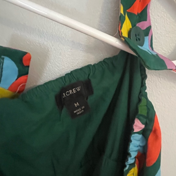 J. Crew Green Floral Dress - Picture 5 of 6